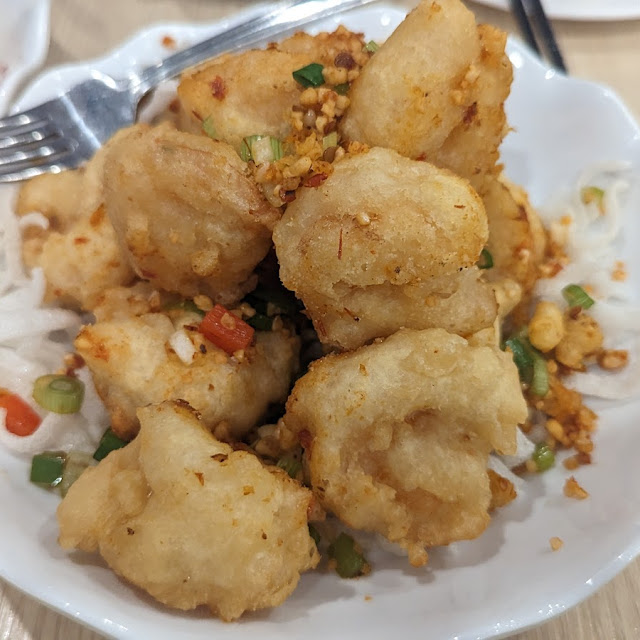 spicy pepper fish fillet 椒盐班块