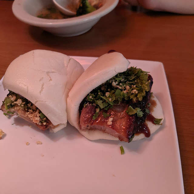 Pork Belly Bao and Peking Duck Bao