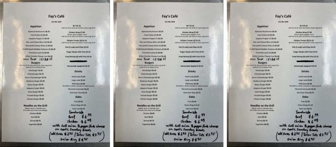 Fay’s Cafe