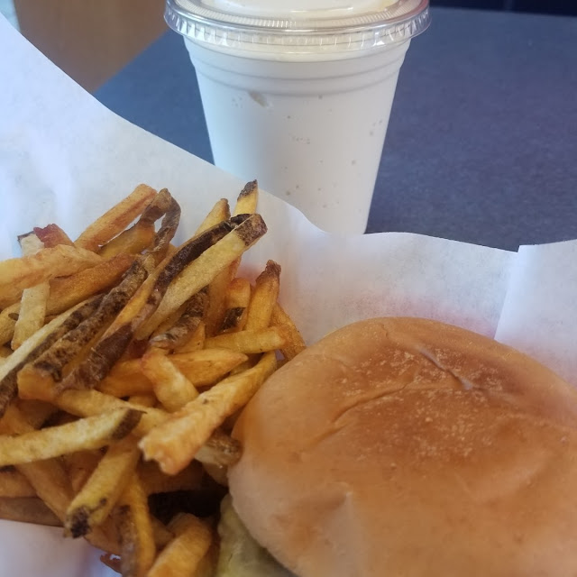 Burger and Fries