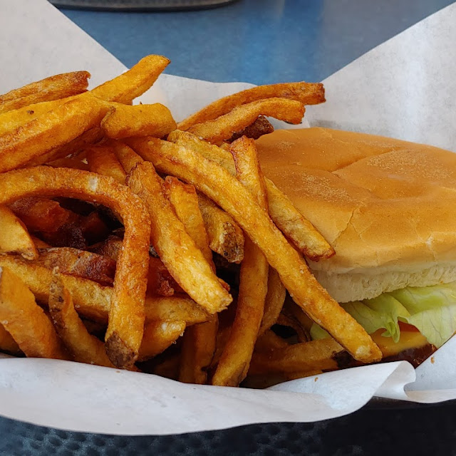 Bacon Cheeseburger with Fries