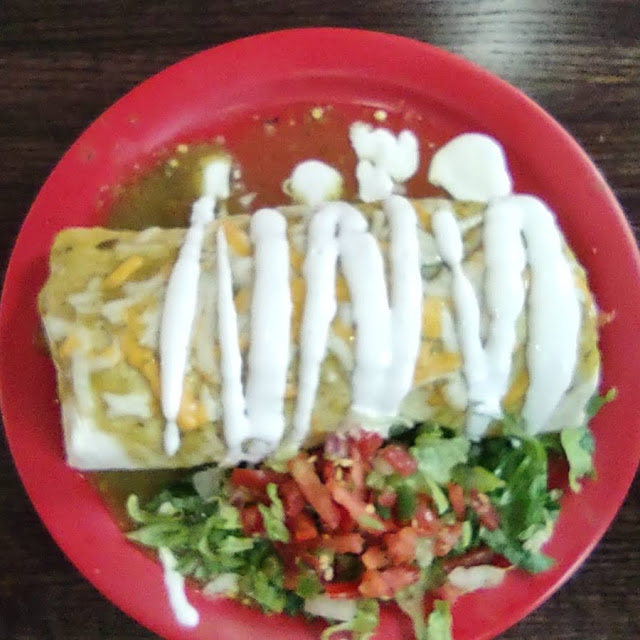 Chicken Green Burrito