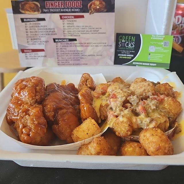 Sweet Heat Strips & Rotel Tots