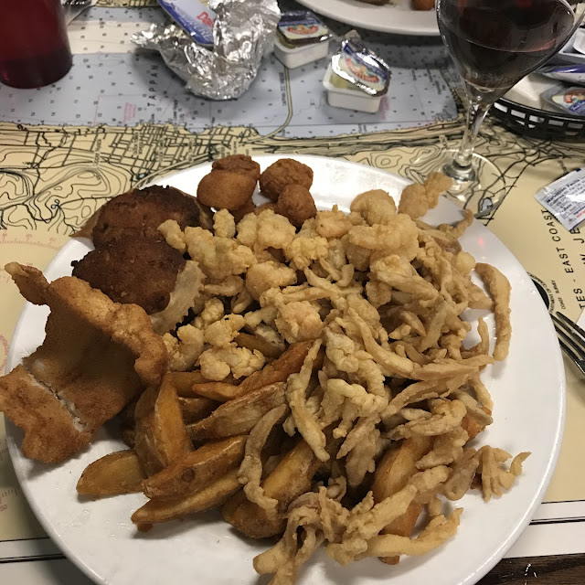 Fried Clams and Fish and Chips
