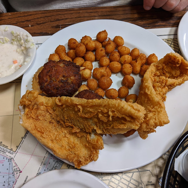 Pick Two Combo Platter with Flounder and Stuffed Crab