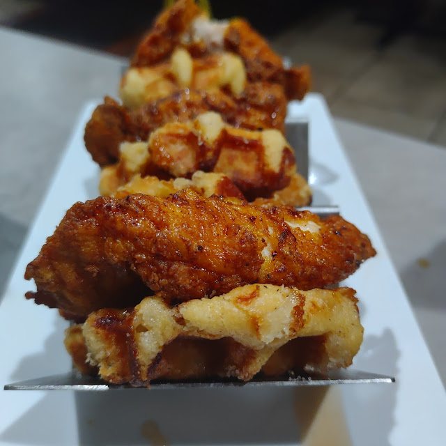 Chicken Waffle Tacos