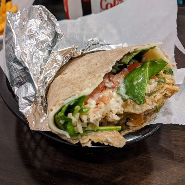Mediterranean Chicken Wrap