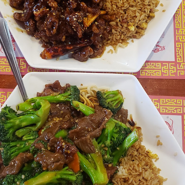 Broccoli Beef Fried Rice Noodle
