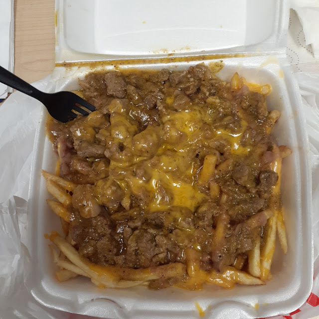 Chilli Verde Fries with Cheese