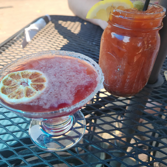 Huckleberry Lemon Drop and Margarita