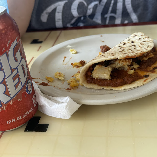 Beans and Chorizo Taco