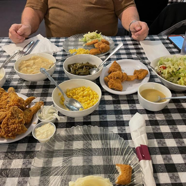 Fish and Chicken Family Style