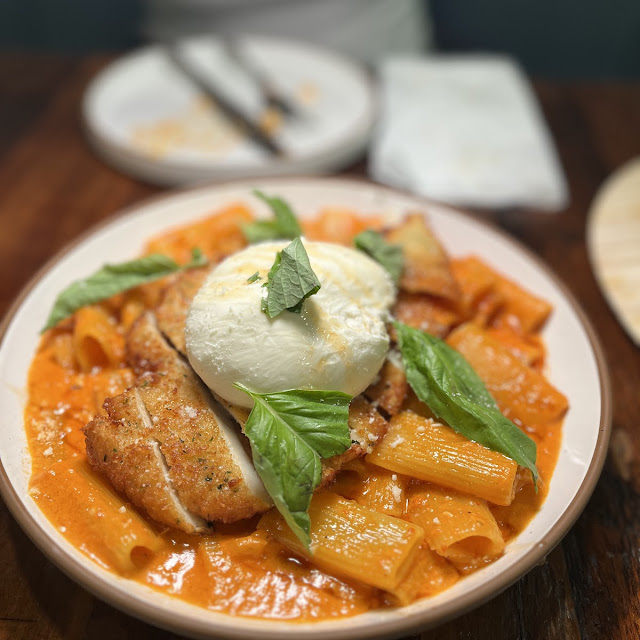 Spicy Rigatoni Burrata