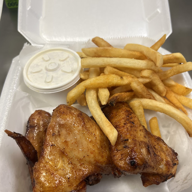 Smoked Whole Wangz with 1 Side