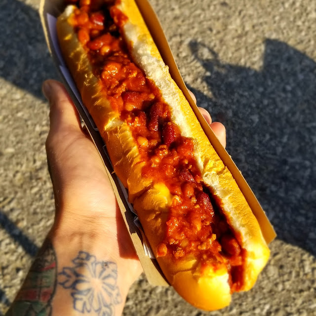 Foot Long Chilie Dog