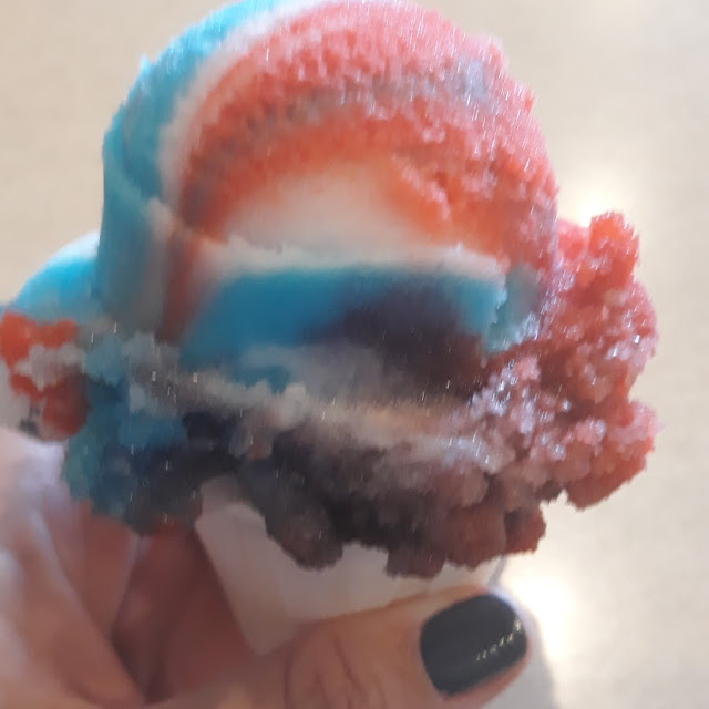 Rainbow Blue Raspberry Lemon Cherry Italian Ice