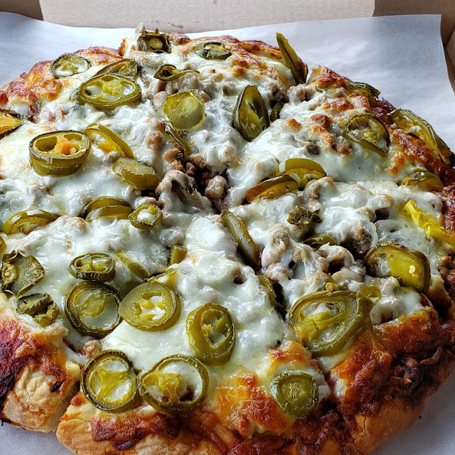 Sausage Mushrooms and Jalapeno Peppers
