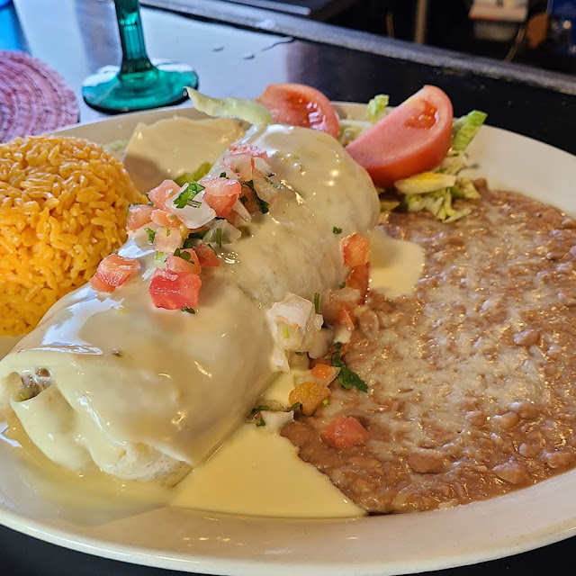 Steak and Mushroom Burrito