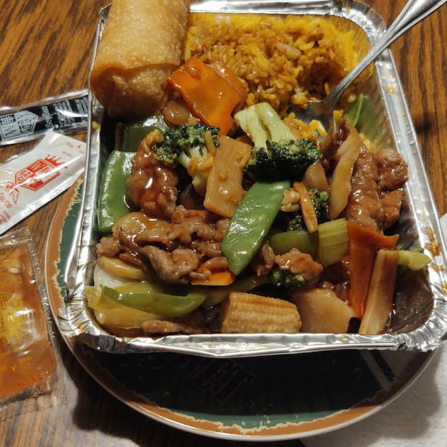 Beef and Chinese Vegetables Fried Rice