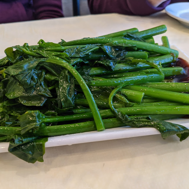 Steamed Chinese Green with Garlic