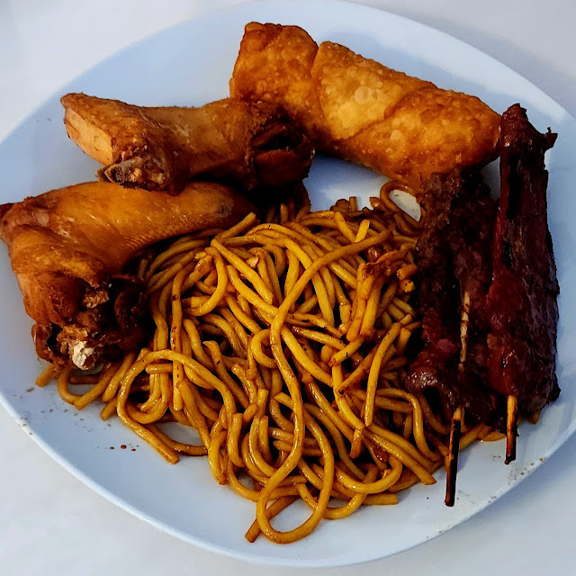 Boneless Spareribs Chicken Chow Mein and Pork Fried Rice