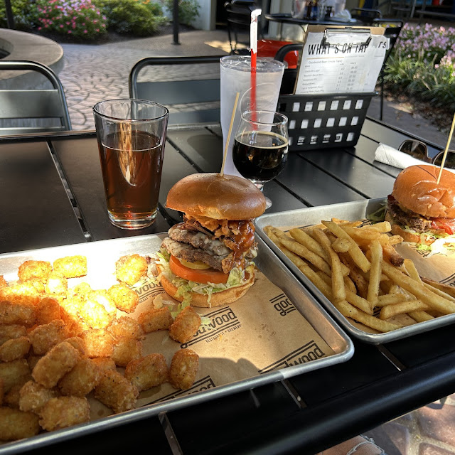 Waylon Left Drunk Chicken with Burger Right