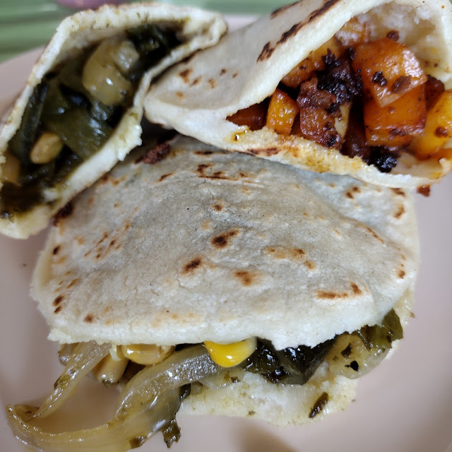 Gorditas de Rajas Y de Papá Con Chorizo Una Delicia