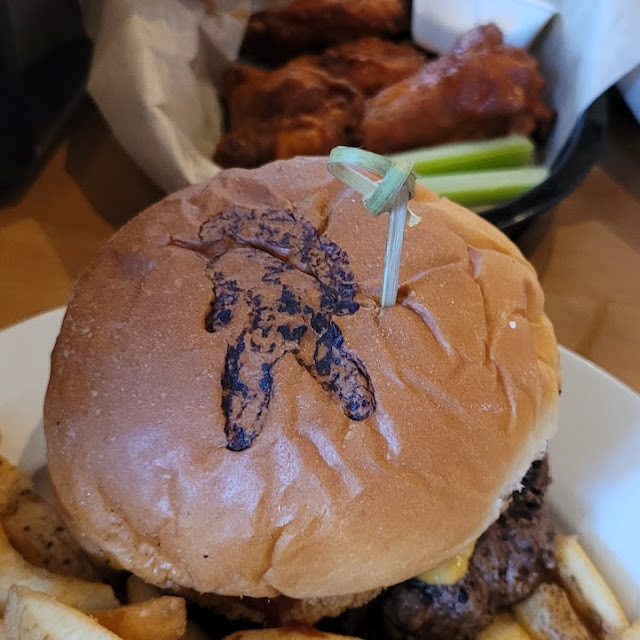 Graff Burger and Fries with Cheese