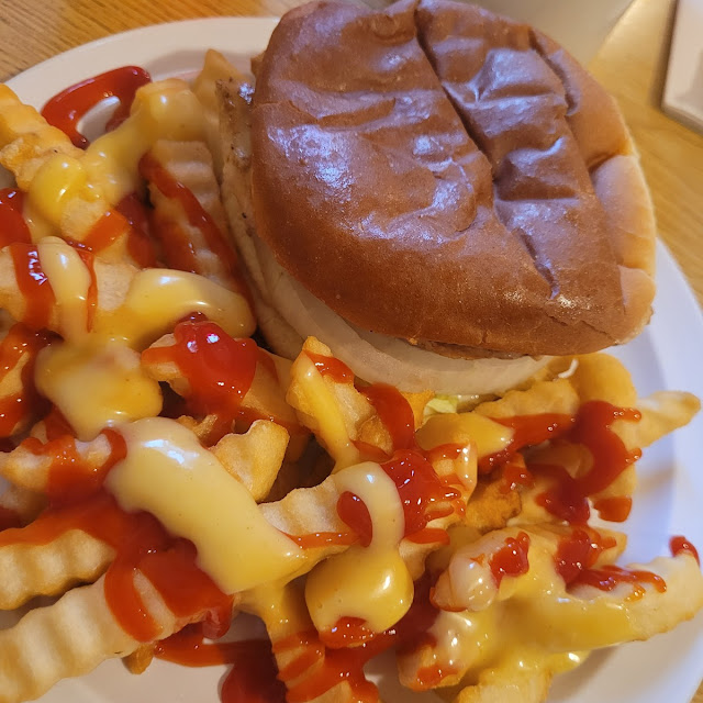 Grilled Chicken Breast with Fries