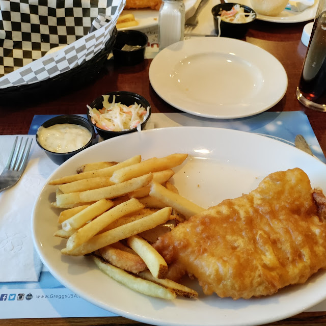 Lunch Special Sized Fish and Chips