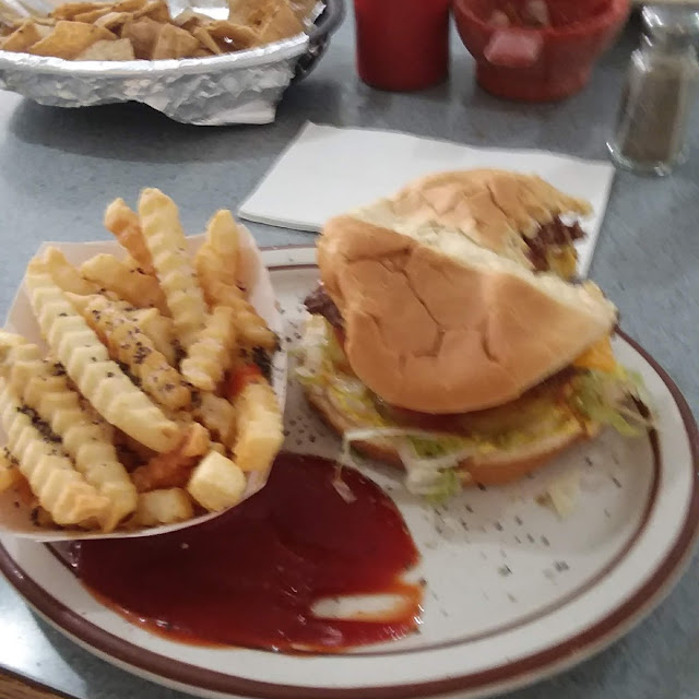 Burger and Fries