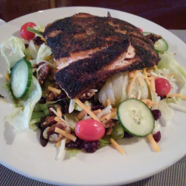 Blackened Salmon Salad