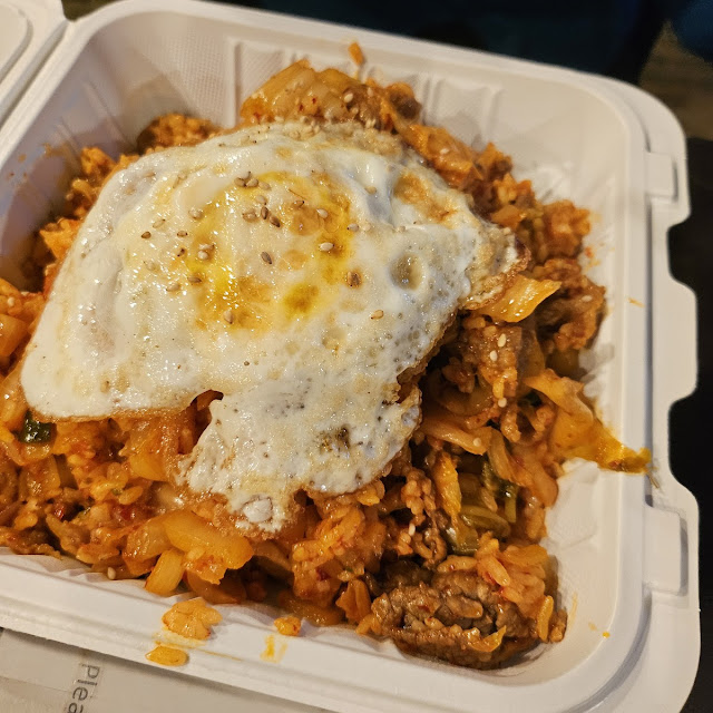 Kimchi Fried Rice with Beef