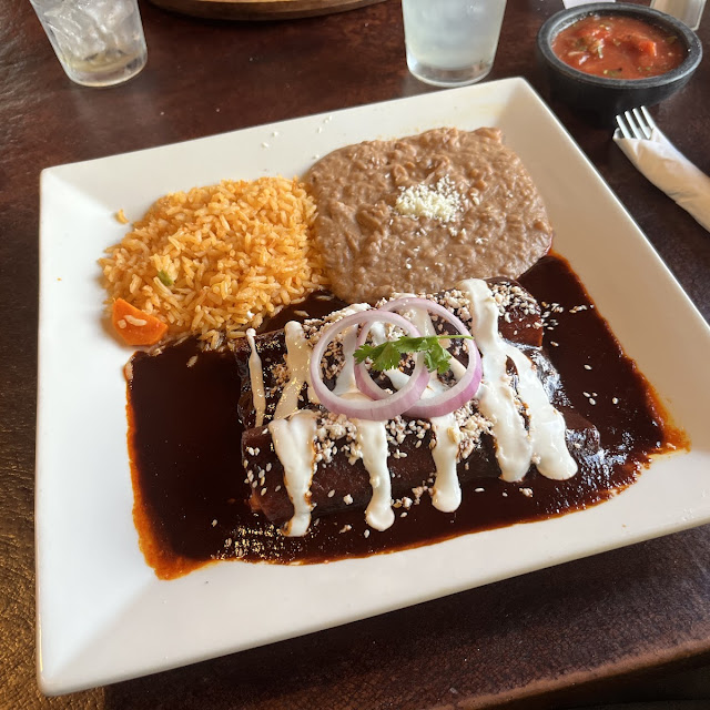 Chicken Mole Enchiladas