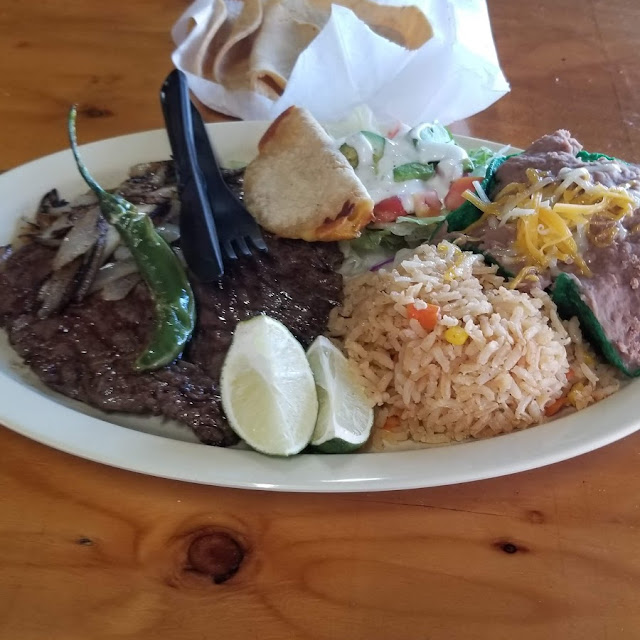 Carne Asada Combo Plate