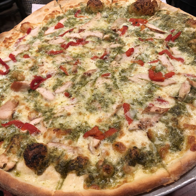 Chicken Pesto Pizza