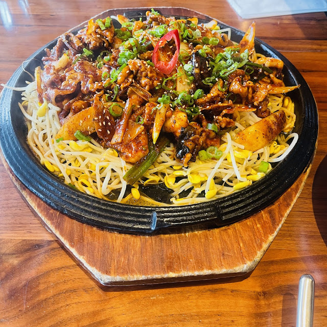 Spicy Stir Fry Squid and Vegetable Stir Fry
