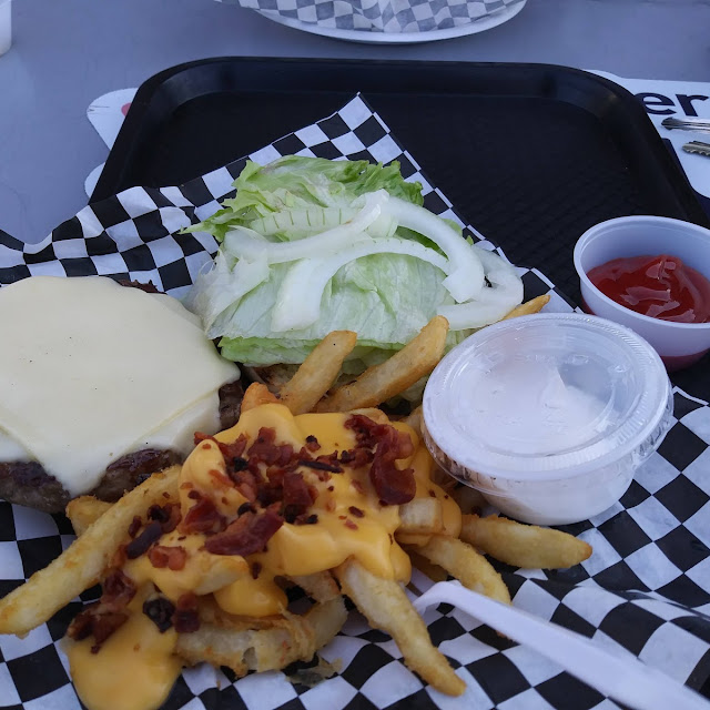 Cheeseburger and Loaded Fries