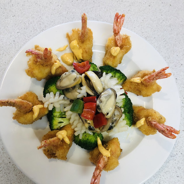 Seafood Fried Vegetables