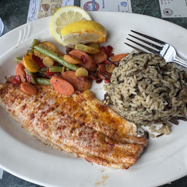 Cedar Planked Seasoned Whitefish