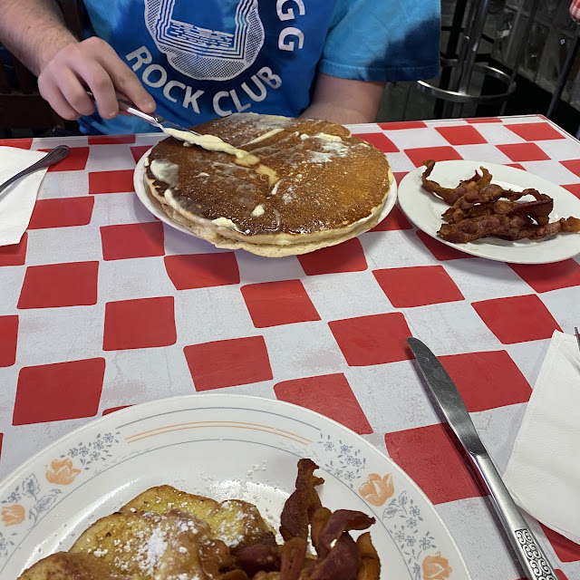Chocolate Chip Pancake Breakfast