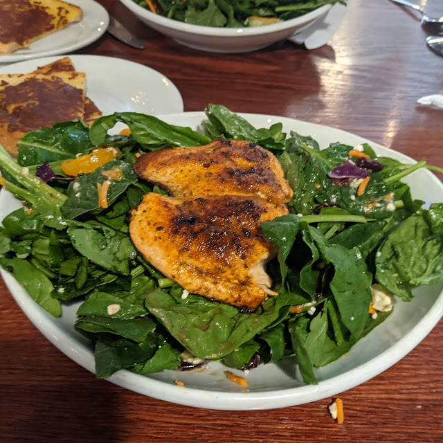 Salmon Spinach Salad