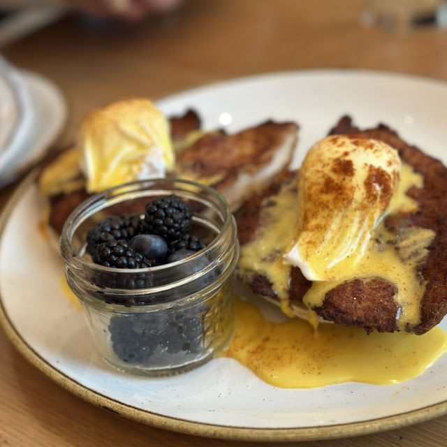 Chicken Schnitzel Benedict