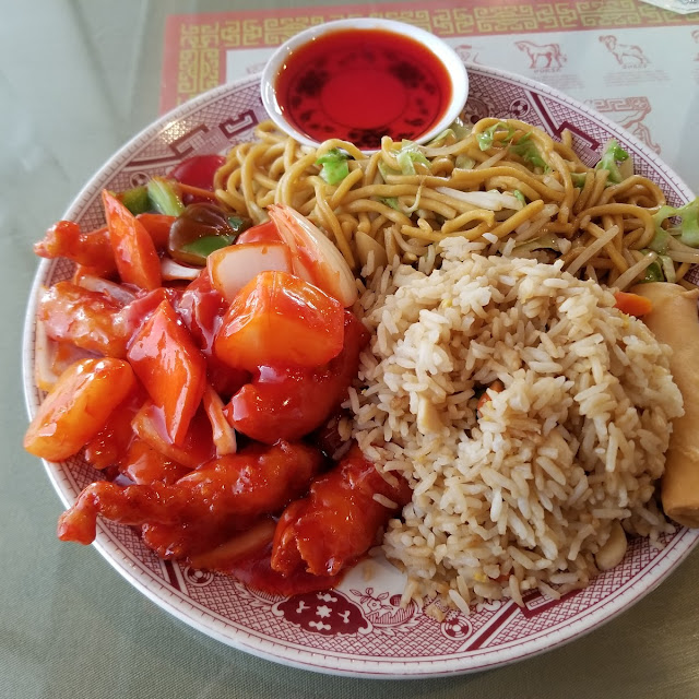 Sweet and Sour Chicken Lunch Plate