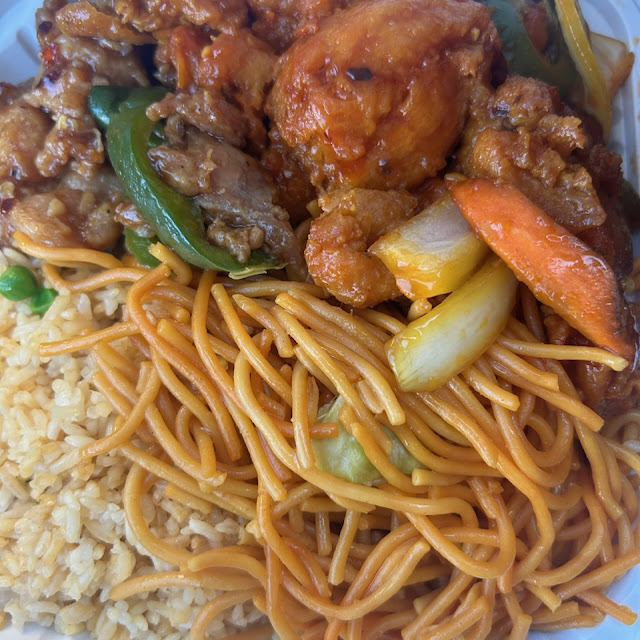 Jalapeno Chicken and Teriyaki Chicken Rice Noodles