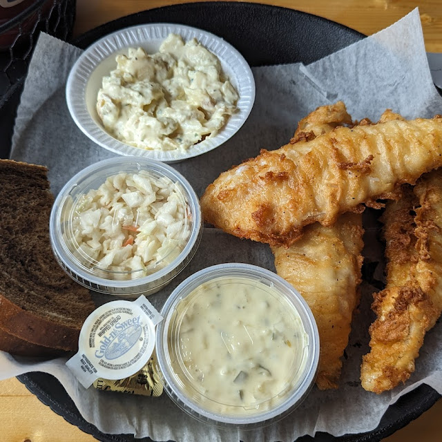 Walleye Friday Fish Fry Potato Salad Honey Bears Eagle River WI