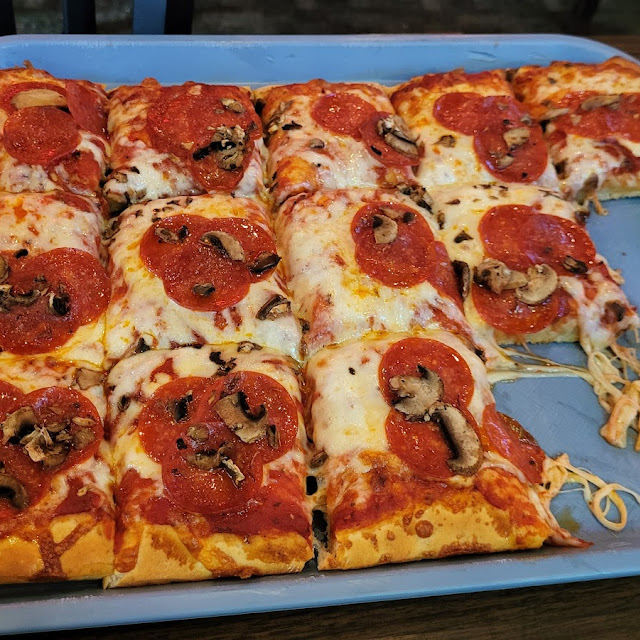 Pepperoni and Mushroom Pizza