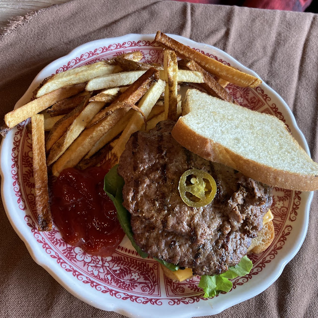Burger and Fries