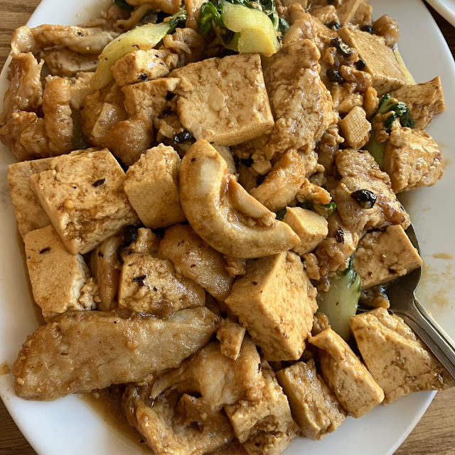 Chicken with Tofu in Black Bean Sauce