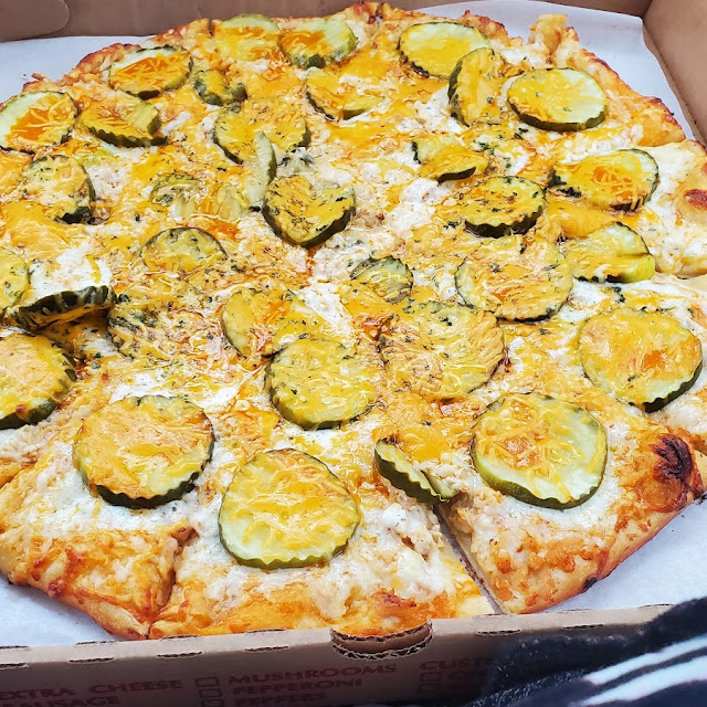 Chicken Ranch Pickle Pizza